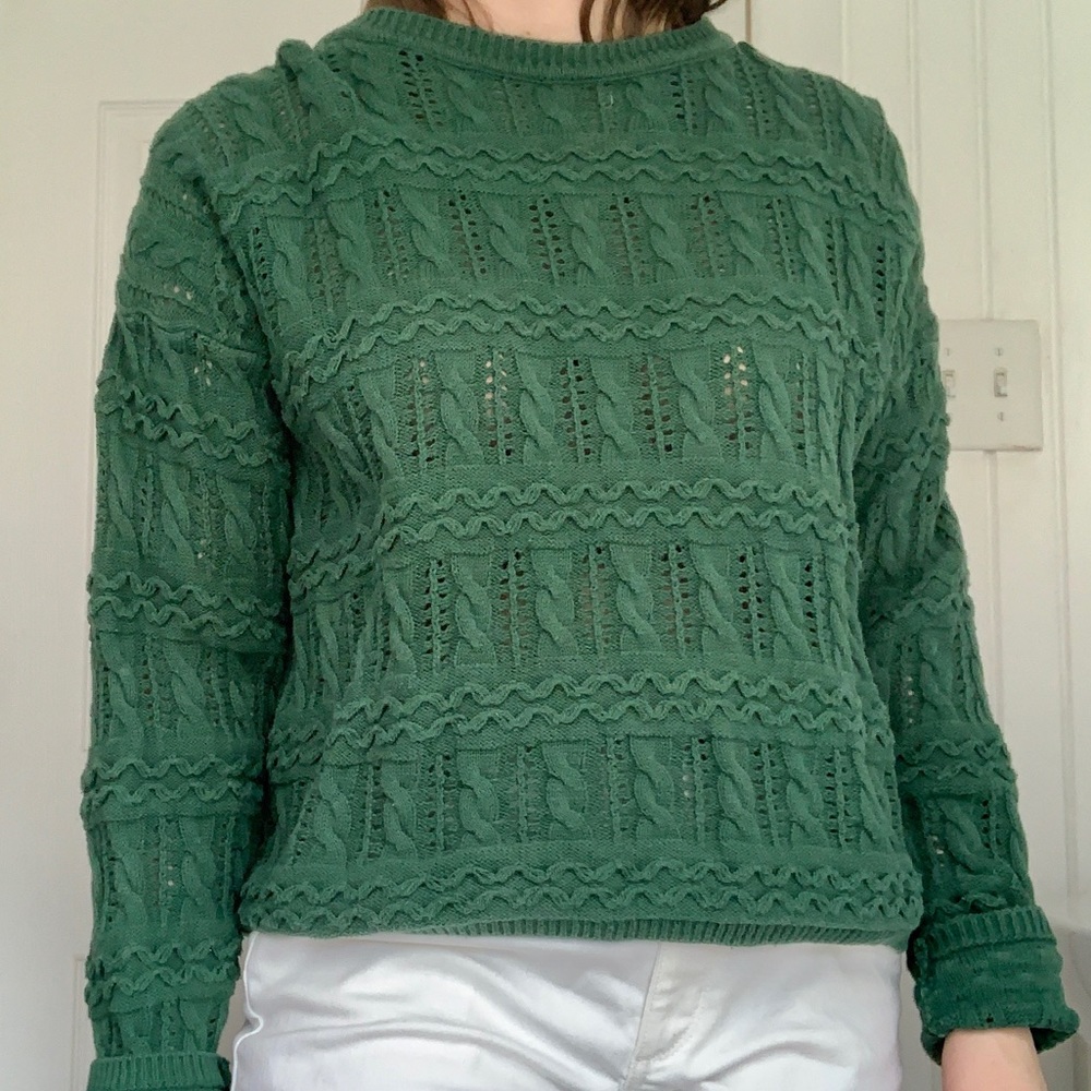 Vintage Green Sweater